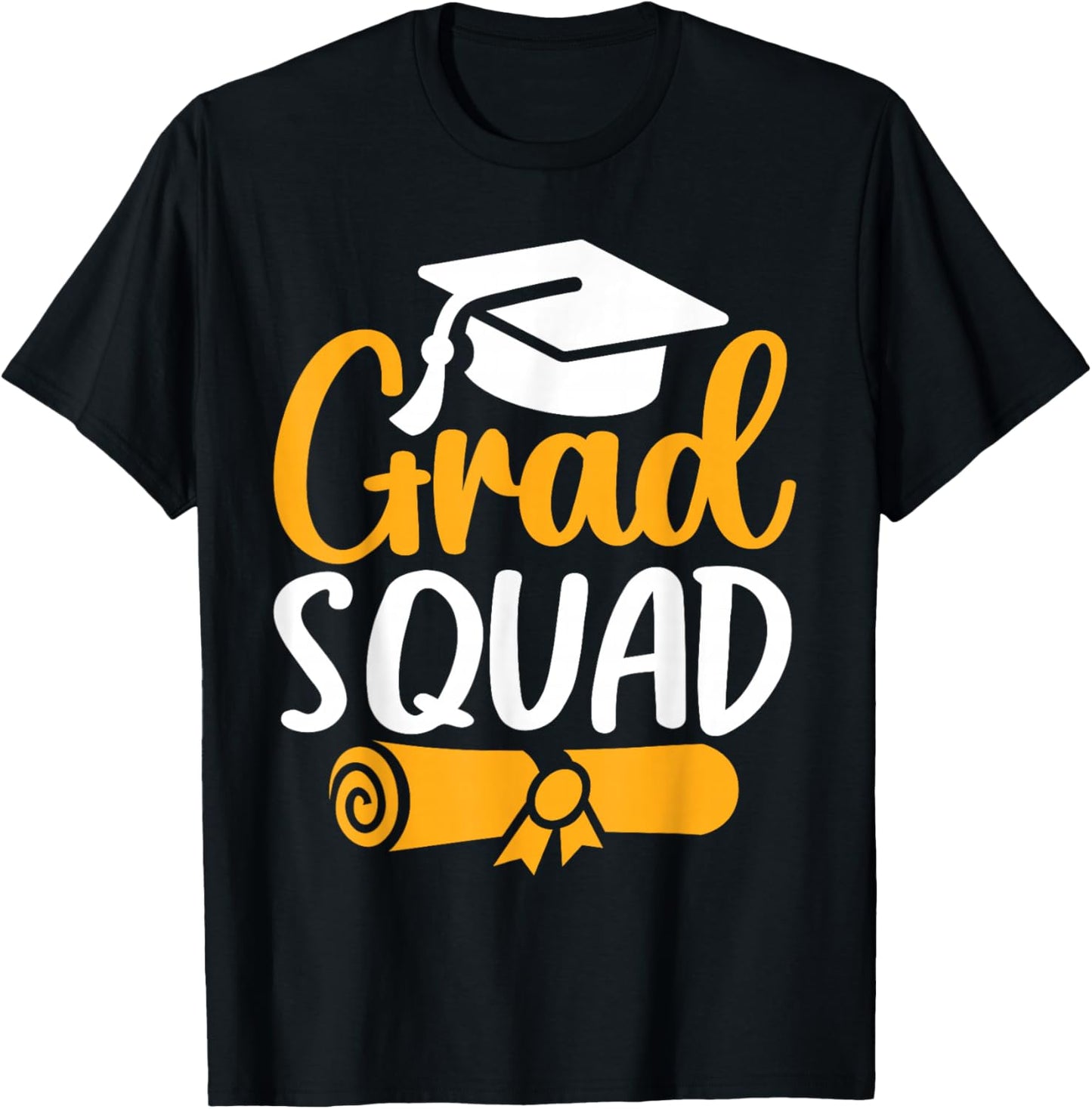 Grad Squad Class Of 2026 Graduation T-Shirt - T-Shirt | Black