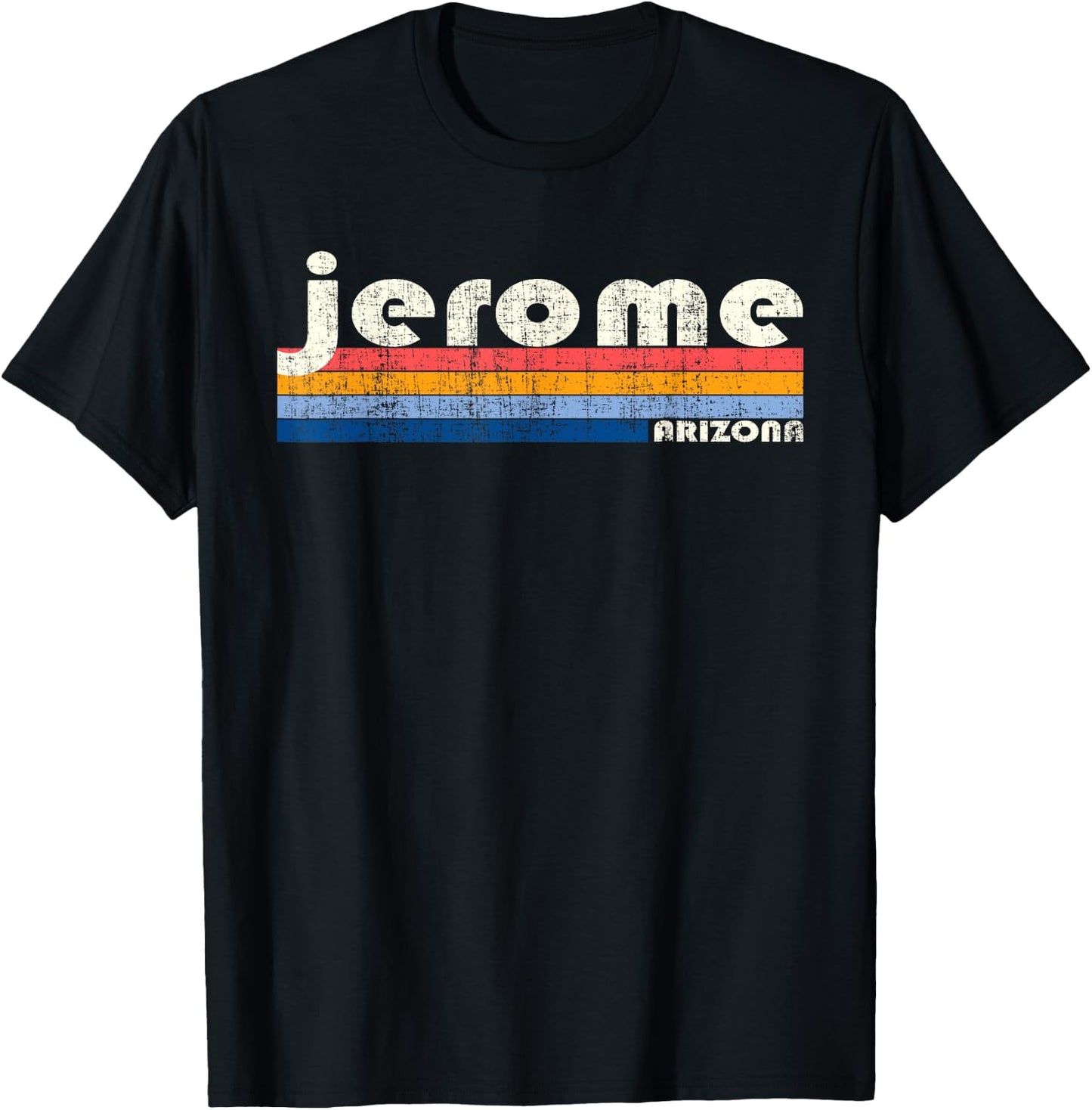 Vintage 70s 80s Style Jerome AZ T-Shirt - T-Shirt | Black
