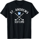 St. Andrews Scotland Golf T-Shirt - T-Shirt | Black