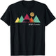 Retro North Cascades National Park Souvenir T-Shirt - T-Shirt | Black