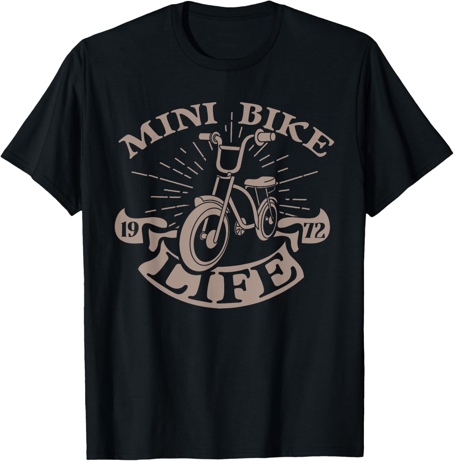 Minibike Mini Motorbike Funny Pocket Bike T-Shirt - T-Shirt | Black