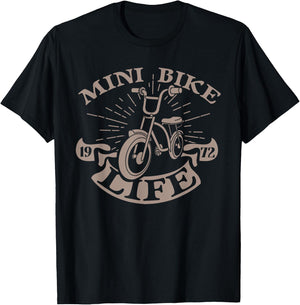 Minibike Mini Motorbike Funny Pocket Bike T-Shirt - T-Shirt | Black