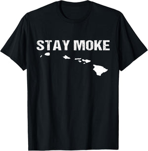 Moke Hawaiian Islands T-Shirt - T-Shirt | Black