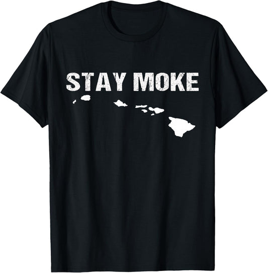 Moke Hawaiian Islands T-Shirt - T-Shirt | Black