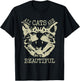 All Cats Are Beautiful Funny Leftist Socialist T-Shirt - T-Shirt | Black