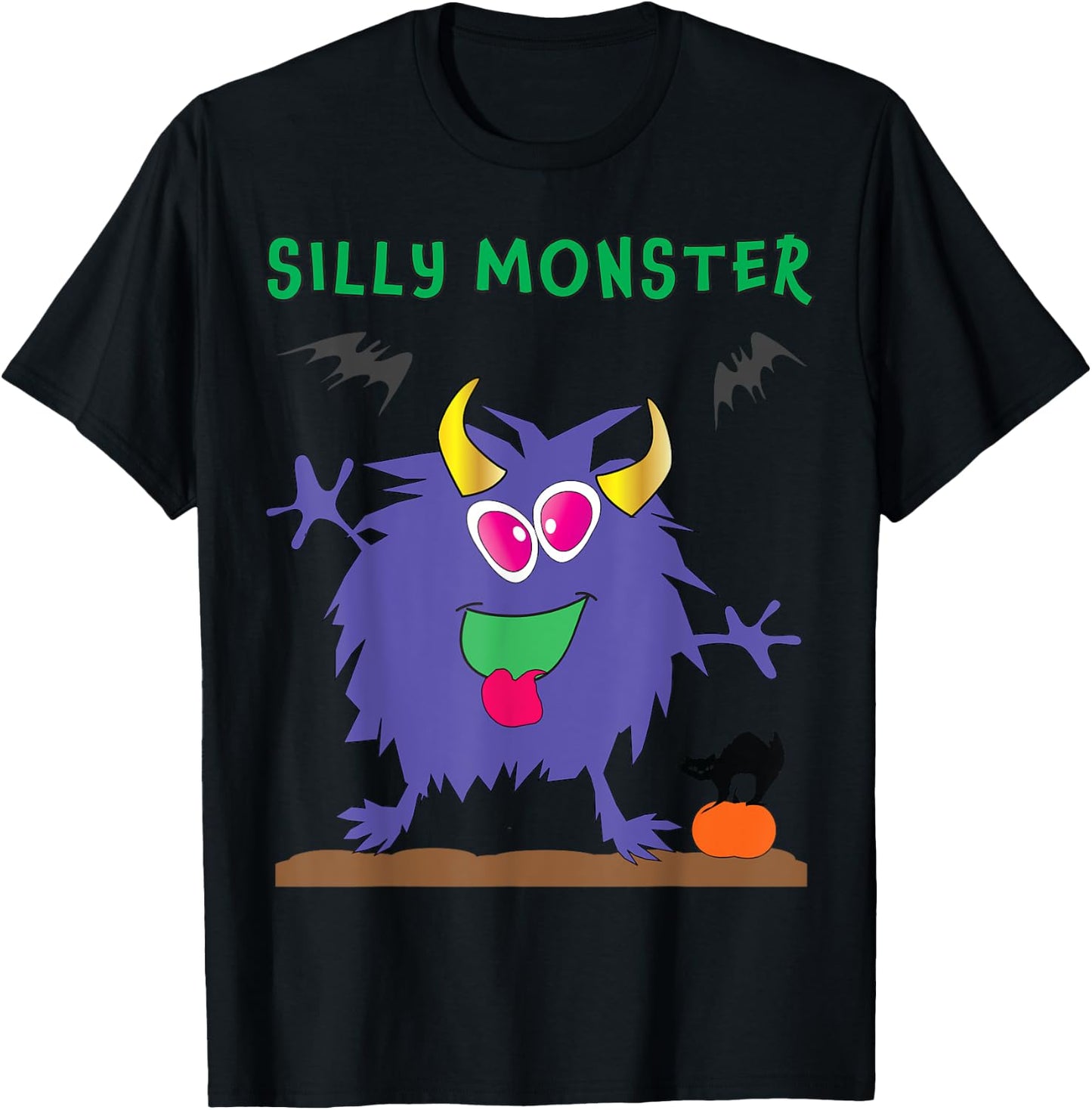 Silly Monster T-Shirt - T-Shirt | Black