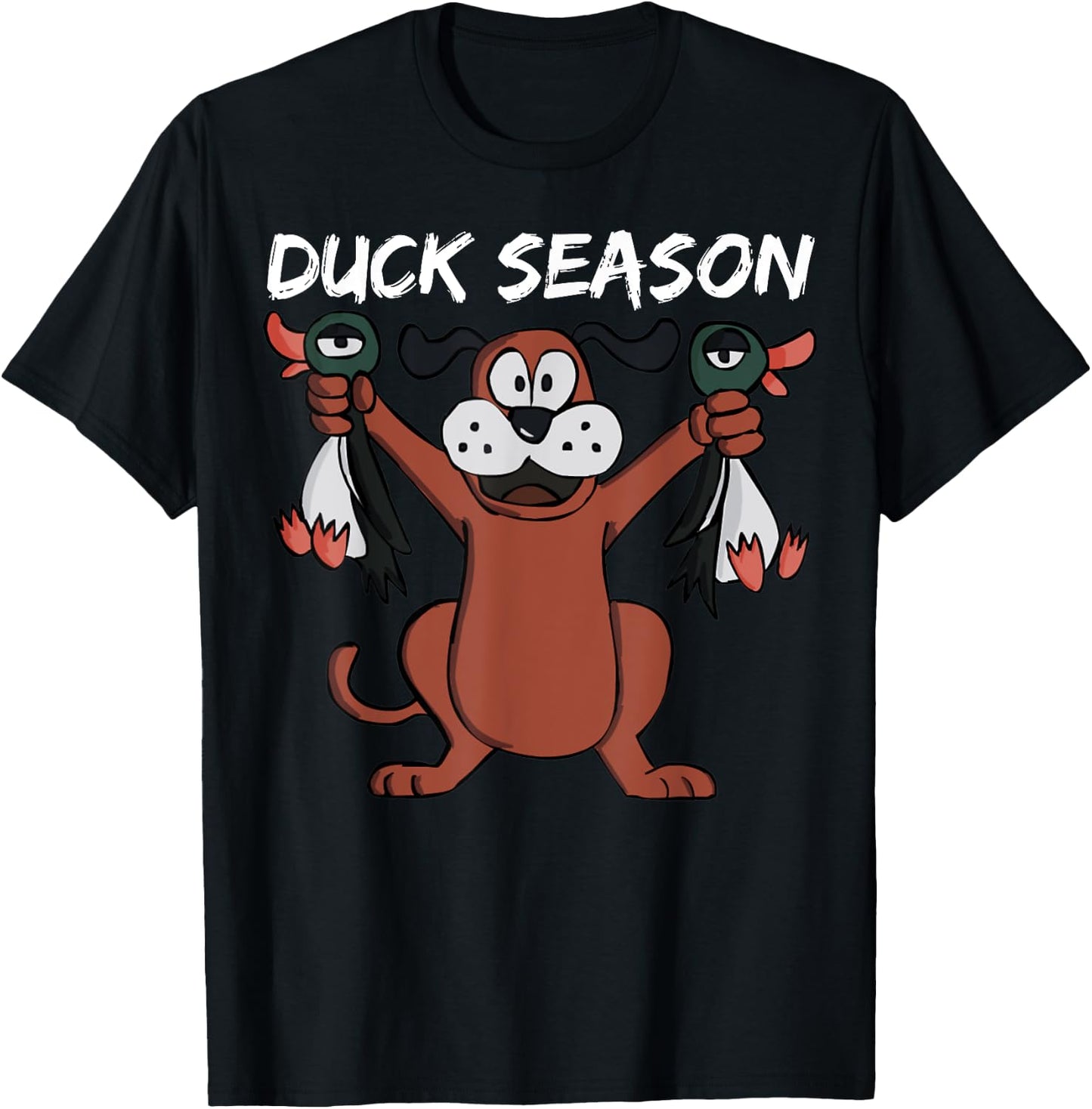 Duck Hunting Clothes & Gear Who Love To Duck Hunt T-Shirt - T-Shirt | Black