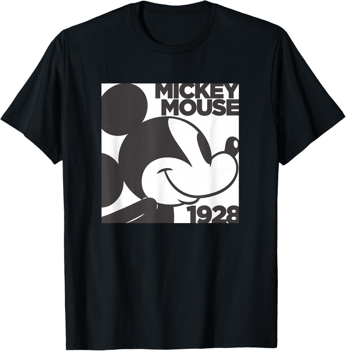 Boxed In Mickey Mouse 1928 T-Shirt - T-Shirt | Black