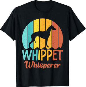 Whippet Whisperer Whippet T-Shirt - T-Shirt | Black