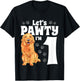 1 Year Old Golden Retriever Dog Birthday Pawty Dogs 1st Gift T-Shirt - T-Shirt | Black