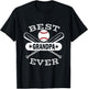 Best Baseball Grandpa Grandson Ball Sport Player Grandfather T-Shirt - T-Shirt | Black