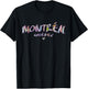 Montréal Quebec Painted Logo - Montreal Québec Canada T-Shirt - T-Shirt | Black