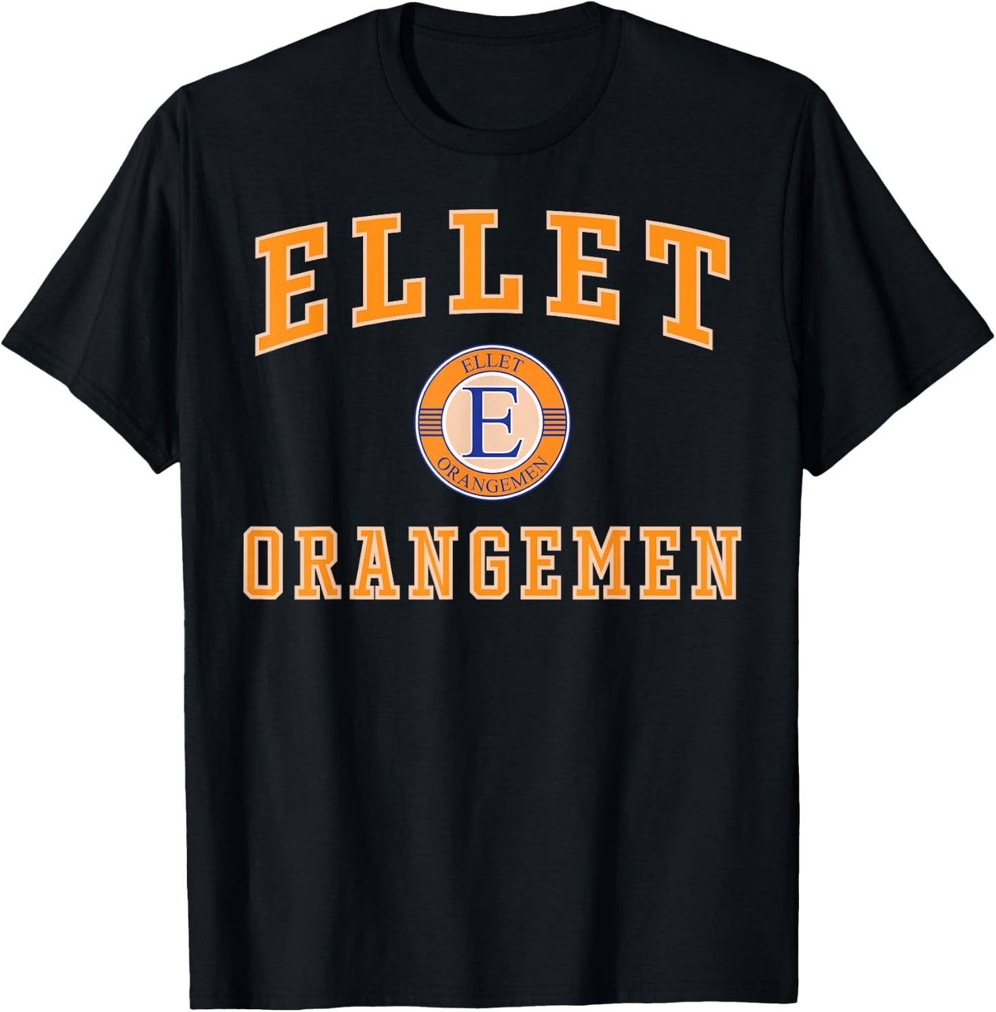 Ellet High School Orangemen C1 T-Shirt - T-Shirt | Black