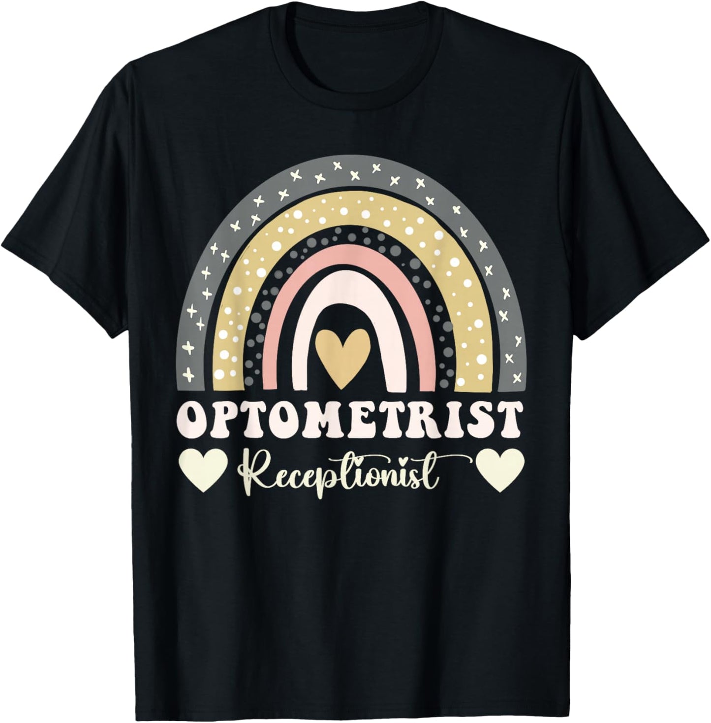 Optometrist Receptionist T-Shirt - T-Shirt | Black