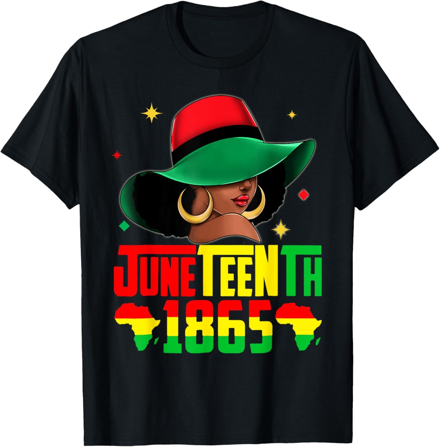 Juneteenth Black African women Hair Remembering My Ancestors T-Shirt - T-Shirt | Black