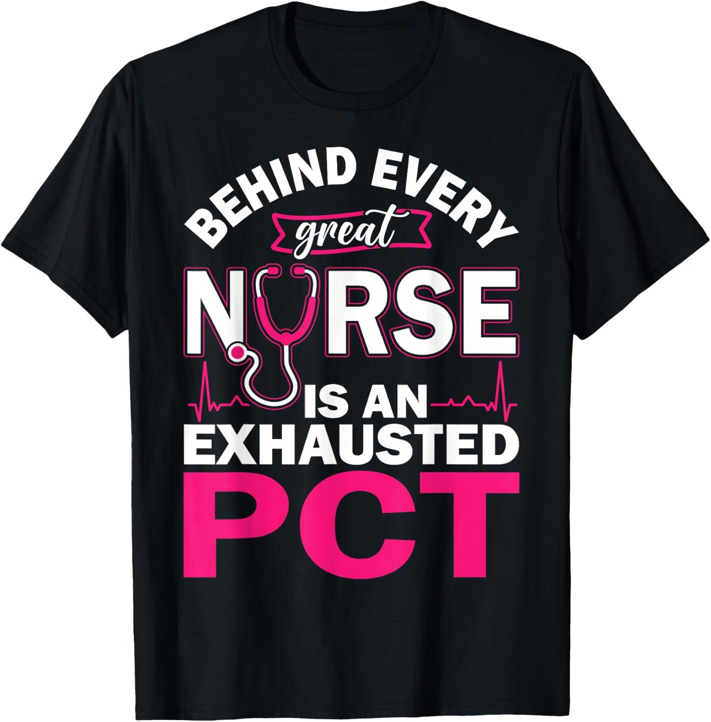 Patient Care Tech and PCT Week Women's Black Leopard Print Short Sleeve T-Shirt - T-Shirt | Black