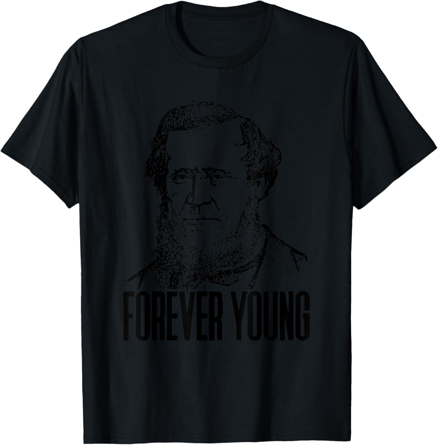 Funny LDS Brigham Young Mormon T-Shirt - T-Shirt | Black