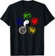 Qi Gong Tai Chi Qigong Chi Gong Yin Yang Men Women Girls Kids T-Shirt - T-Shirt | Black
