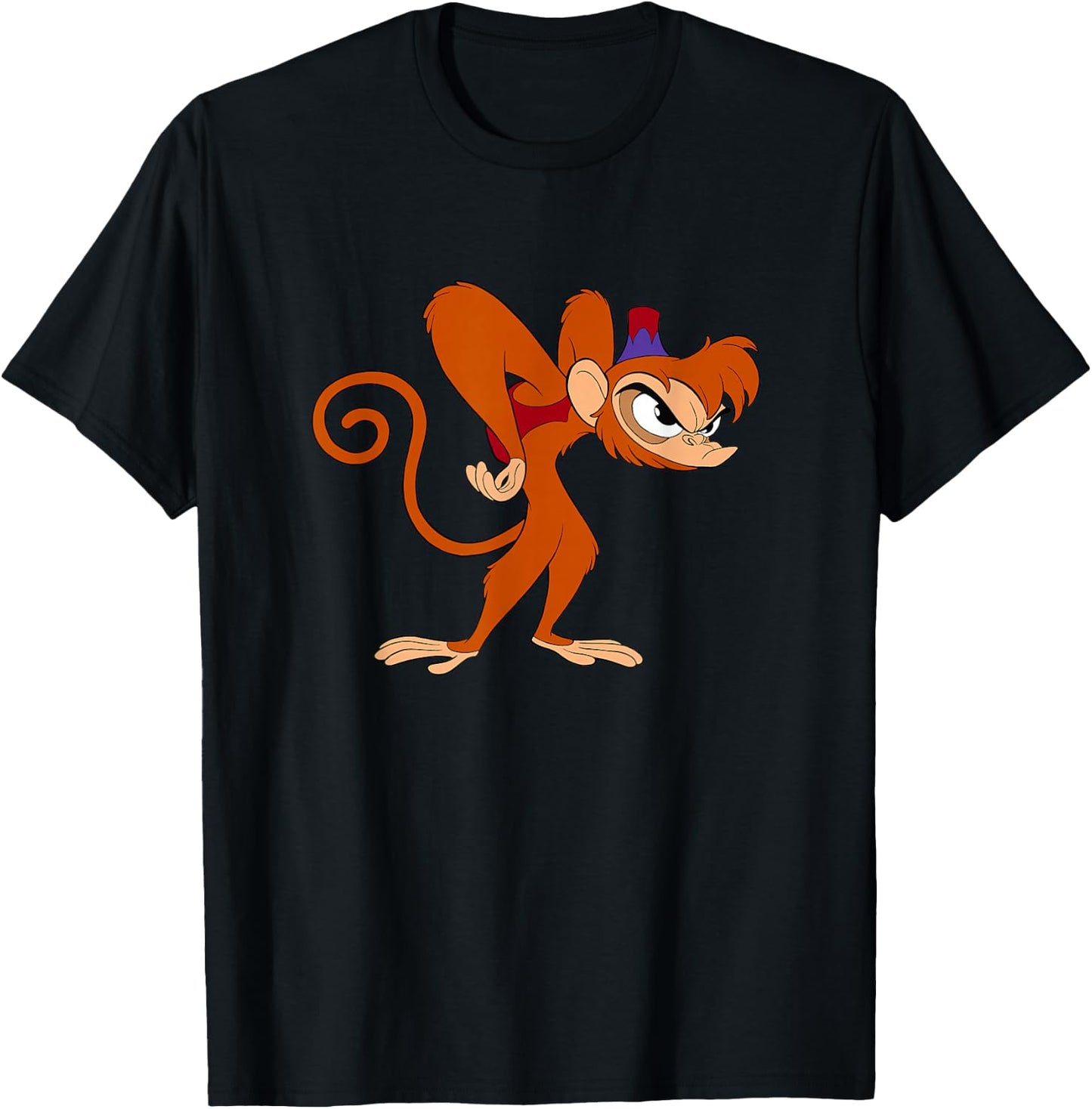Disney Aladdin Angry Abu 90s T-Shirt - T-Shirt | Black