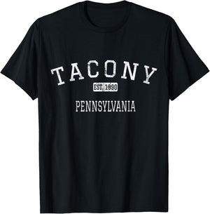 Tacony Pennsylvania Philadelphia PA Vintage T-Shirt - T-Shirt | Black