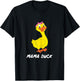 Mama Duck Design | Pink Bandana Mothersday Gift T-Shirt - T-Shirt | Black