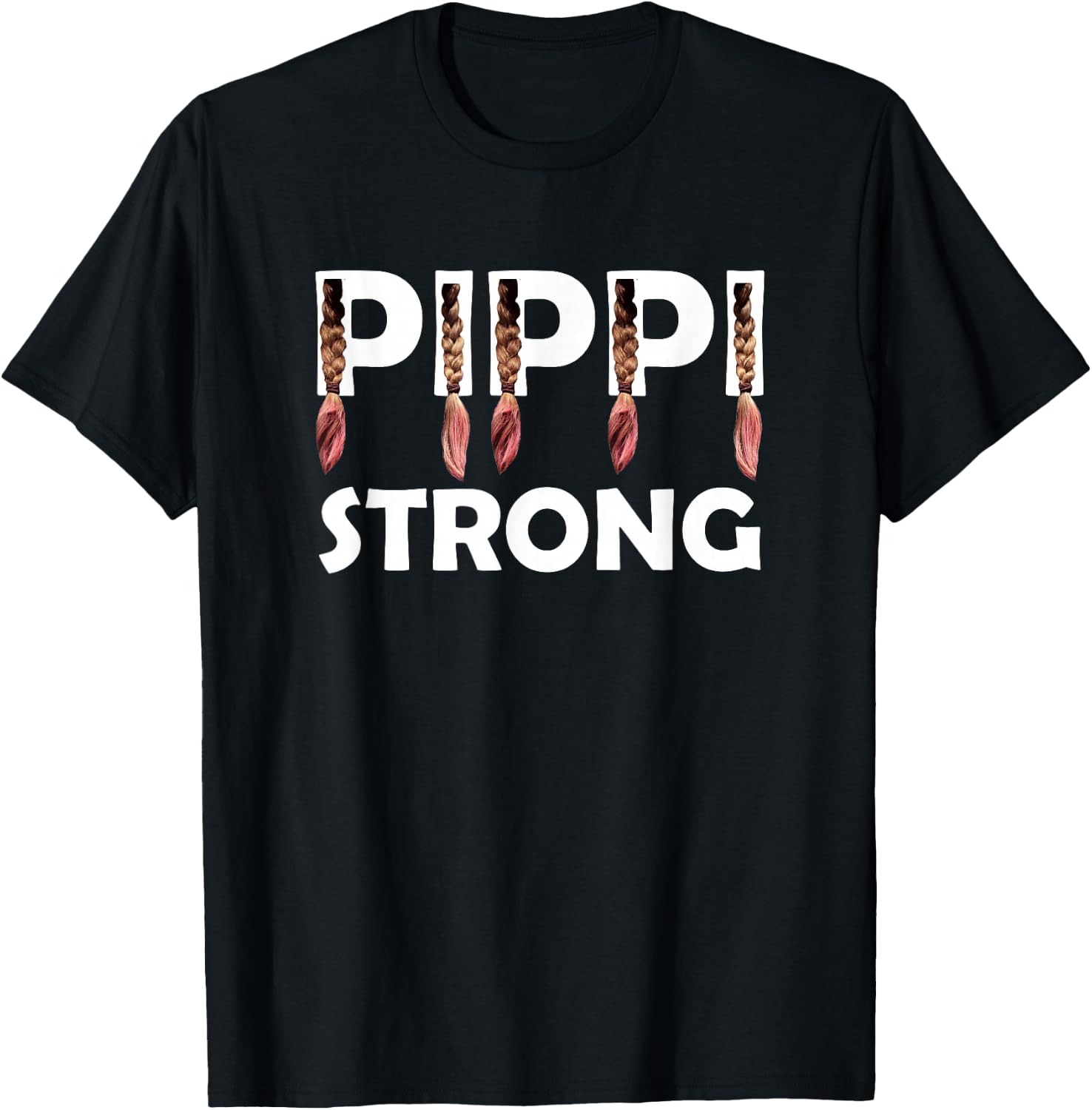 Pippi Strong T-Shirt - T-Shirt | Black