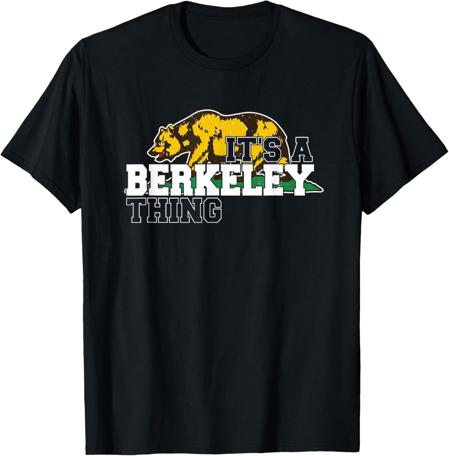 Berkeley California CA T-Shirt - T-Shirt | Black