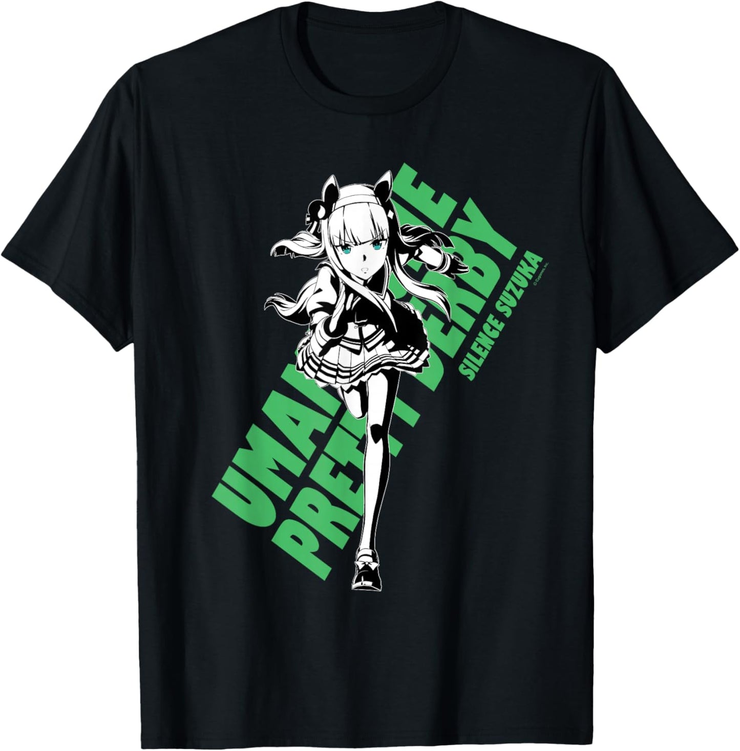 Umamusume: Pretty Derby Silence Suzuka T-Shirt - T-Shirt | Black