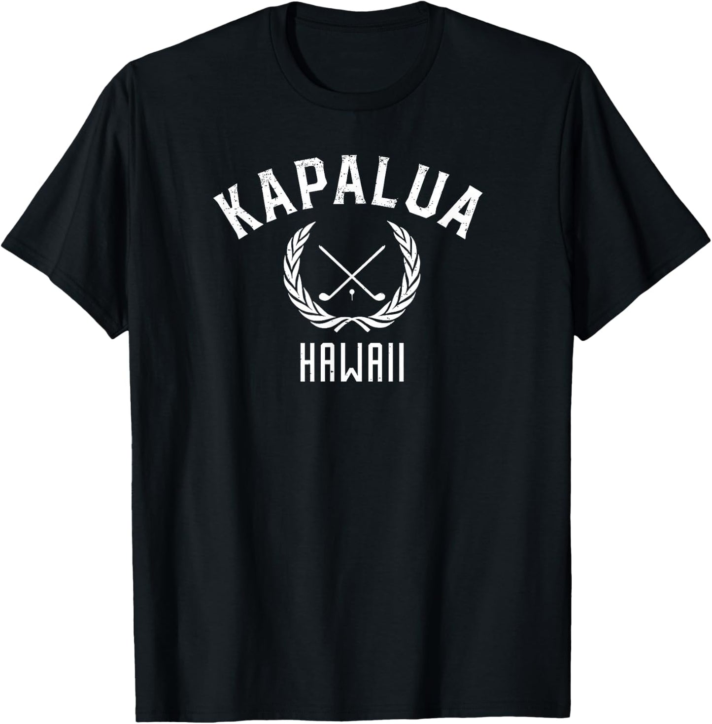 Kapalua Hawaii Golf T-Shirt - T-Shirt | Black