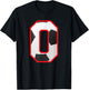 Soccer Jersey Uniform Number #0 Men Women Kids T-Shirt - T-Shirt | Black