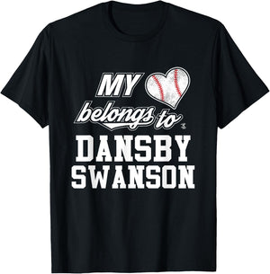 Dansby Swanson Gameday T-Shirt - T-Shirt | Black