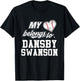 Dansby Swanson Gameday T-Shirt - T-Shirt | Black