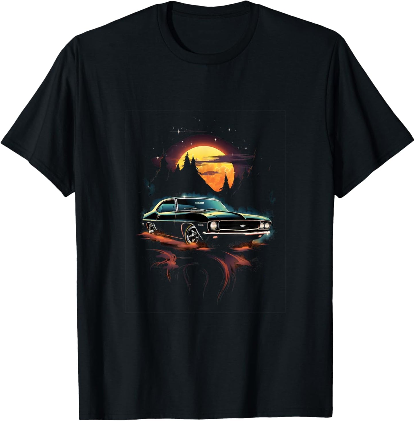 Muscle Car Classic Car Vintage T-Shirt - T-Shirt | Black