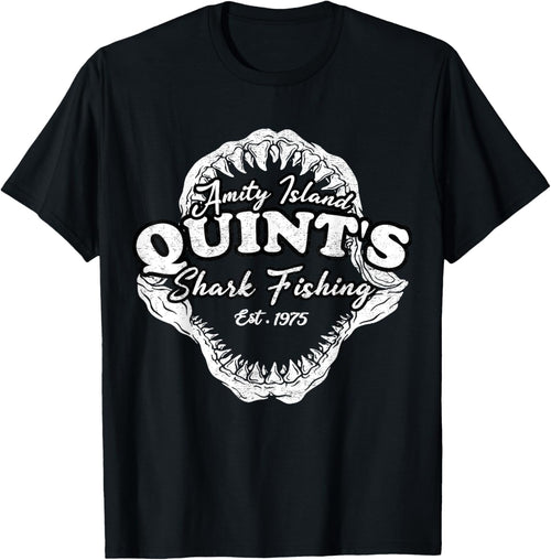 Quints Vintage Art Movies Ocean Funny Outfits Sharks Fishing