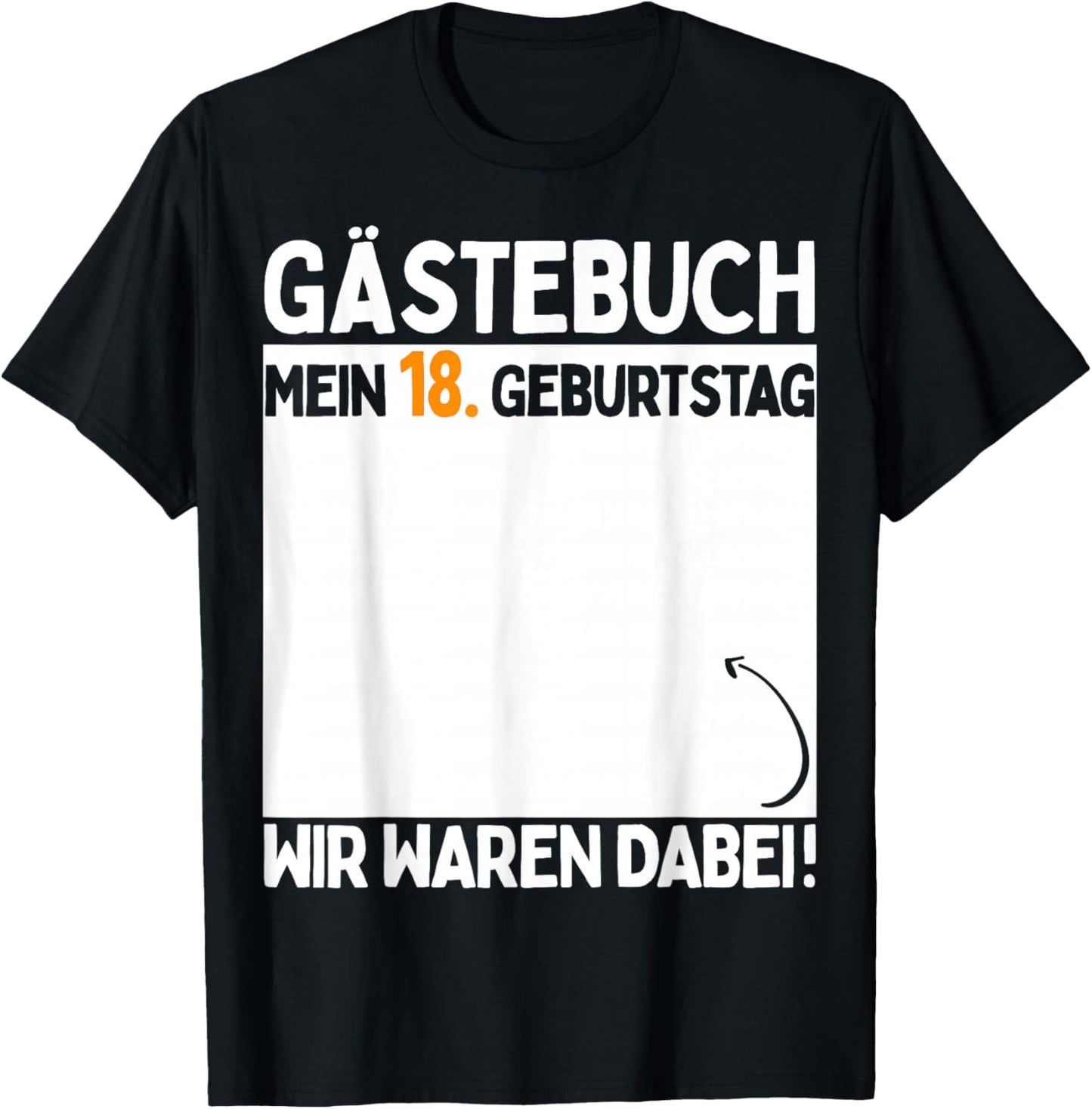 18. Geburtstag Junge Mädchen 18 Jahre 2008 Lustig Geschenk T-Shirt - T-Shirt | Black