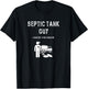 Septic Tank Guy Service Man Funny Waste Sewage Pump I Suck T-Shirt - T-Shirt | Black