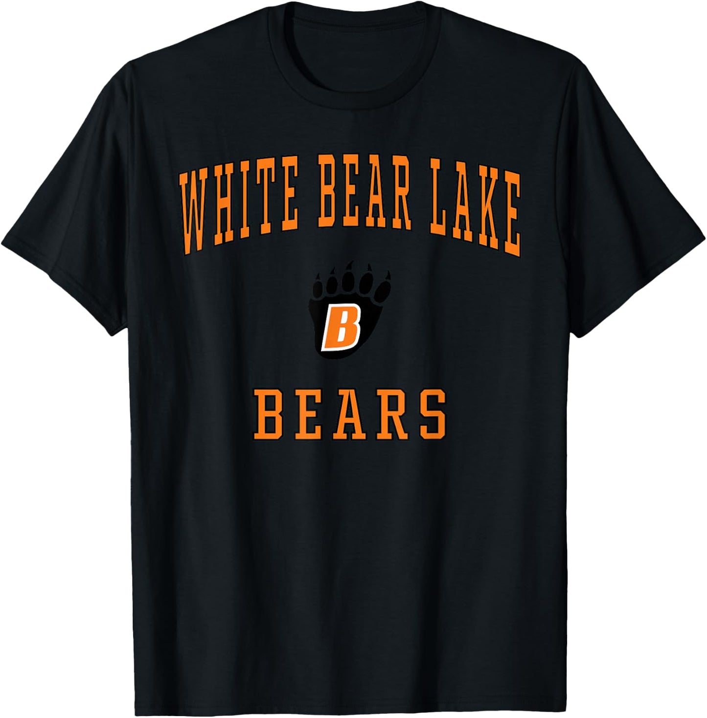 White Bear Lake High School Bears T-Shirt - T-Shirt | Black
