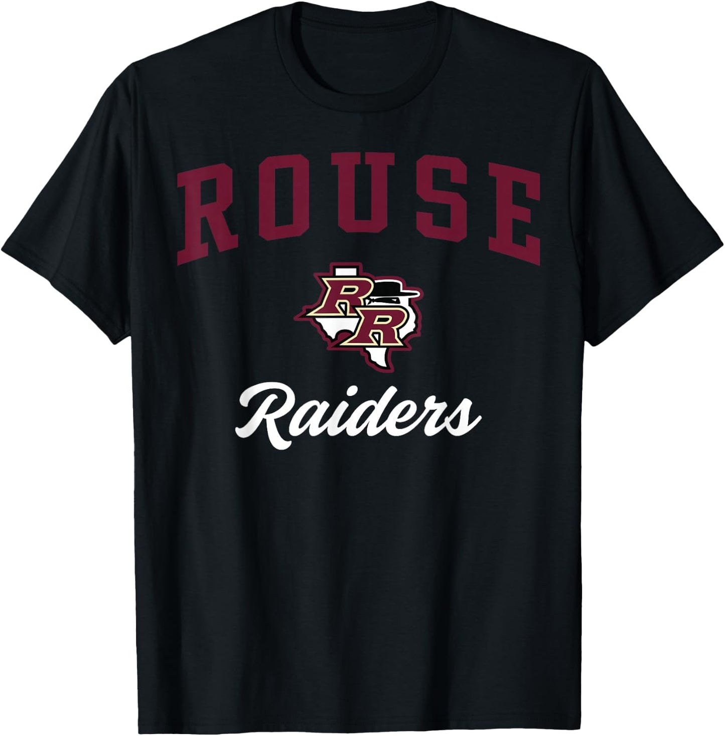 Rouse High School Raiders C3 T-Shirt - T-Shirt | Black