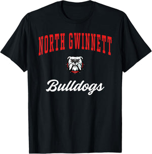 North Gwinnett High School Bulldogs T-Shirt - T-Shirt | Black