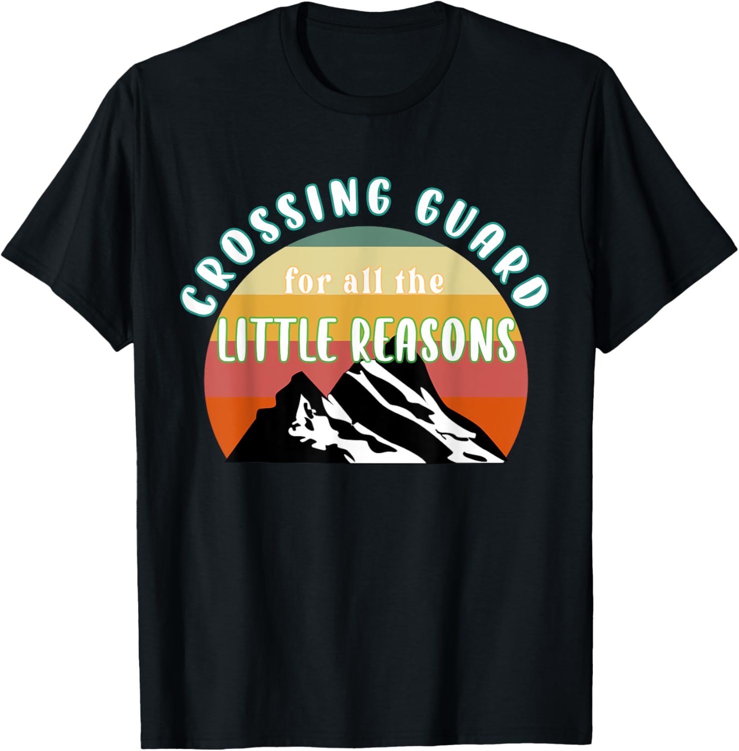 School Crossing Guard Appreciation Crosswalk Attendant Gift T-Shirt - T-Shirt | Black