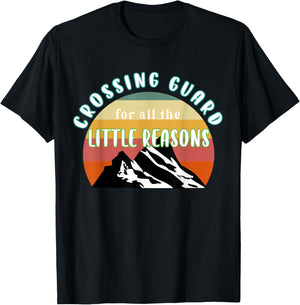 School Crossing Guard Appreciation Crosswalk Attendant Gift T-Shirt - T-Shirt | Black