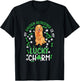 My Golden Retriever is My Lucky Charm dog st Patrick's day T-Shirt - T-Shirt | Black