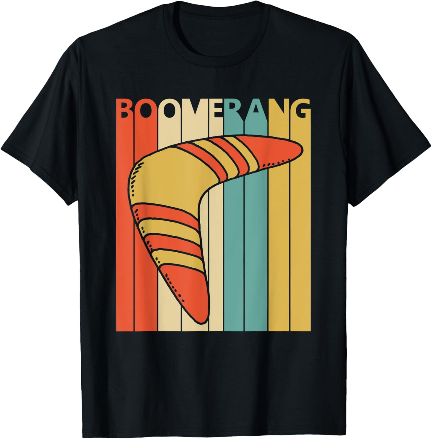 Vintage Boomerang T-Shirt - T-Shirt | Black