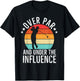 Over Par And Under The Influence Drinking Beer Funny Golfing T-Shirt - T-Shirt | Black
