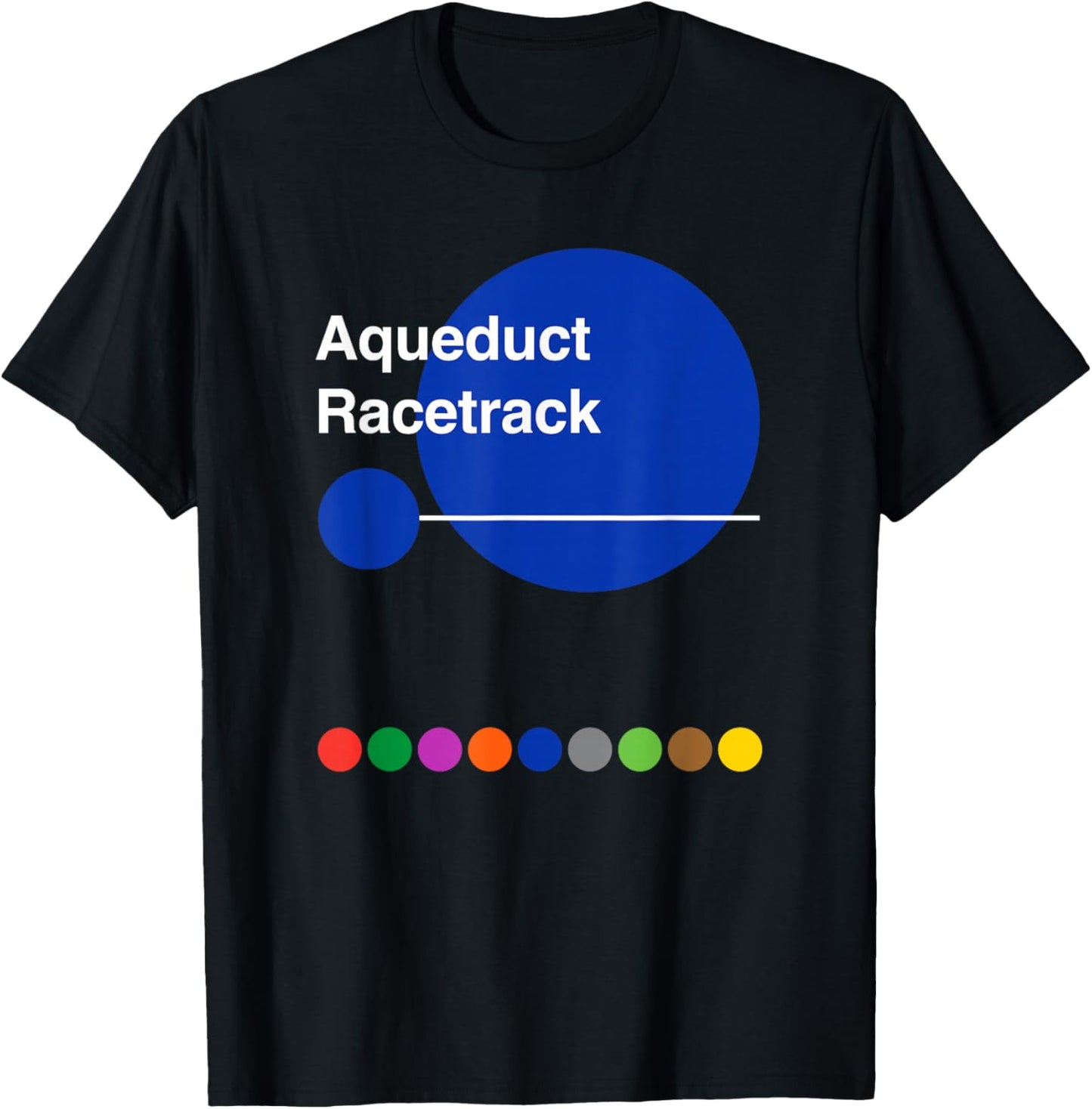 Aqueduct Racetrack Queens Ozone Park T-Shirt - T-Shirt | Black