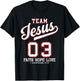 Christian - Team Jesus 03 Faith Hope Love T-Shirt - T-Shirt | Black