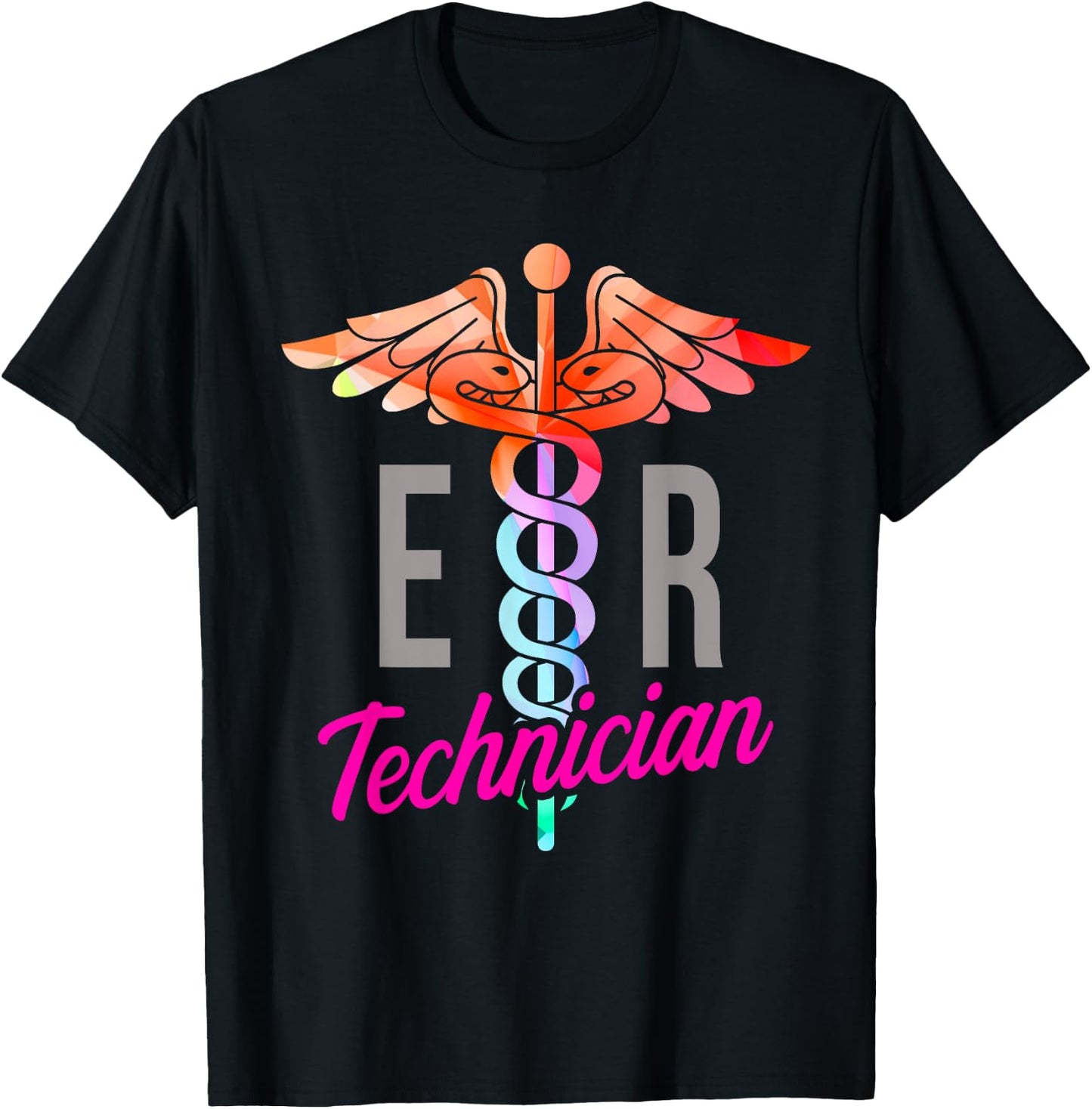 ER Technician Training Emergency Room Tech T-Shirt - T-Shirt | Black