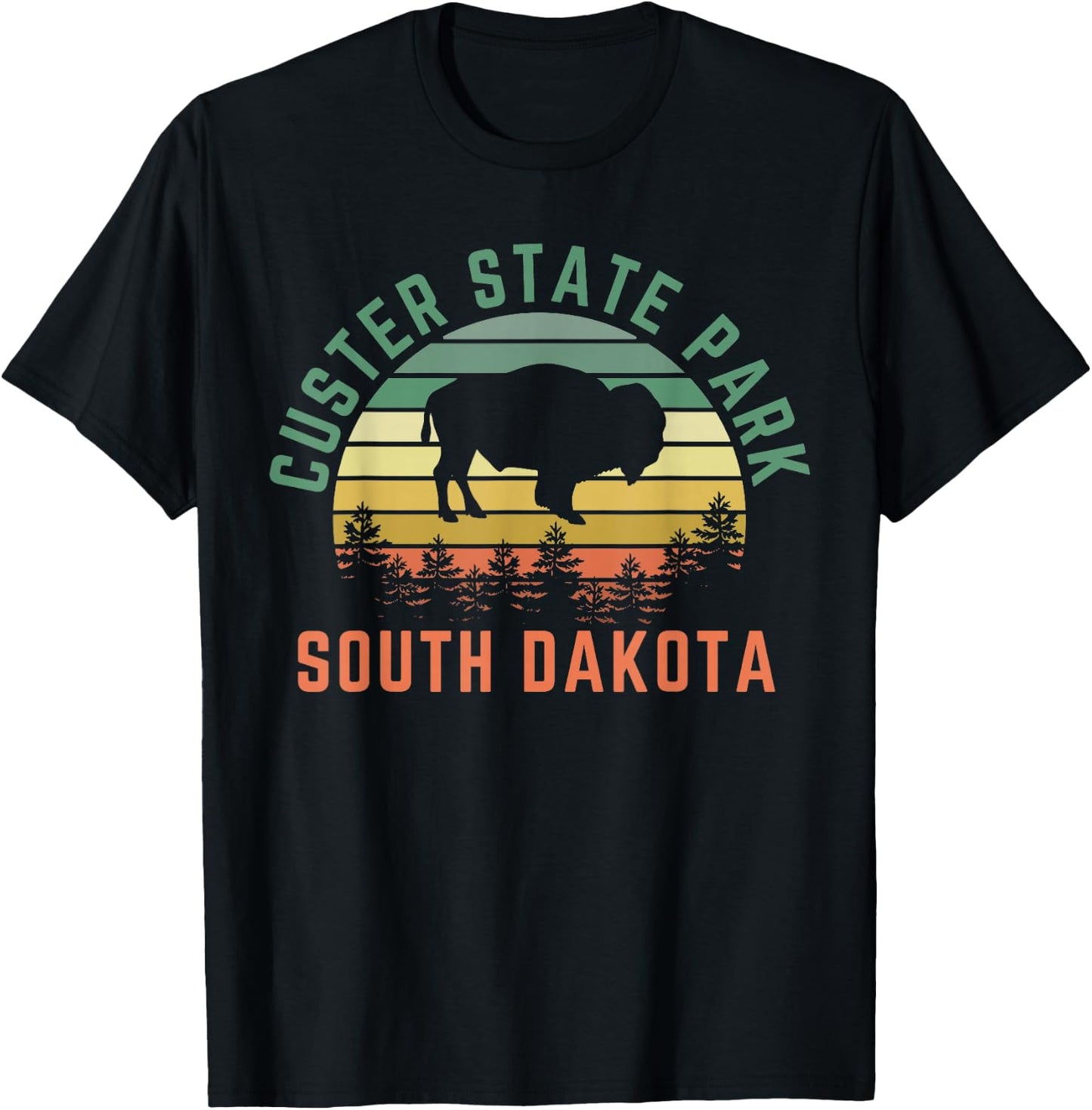 Custer State Park T-Shirt - T-Shirt | Black