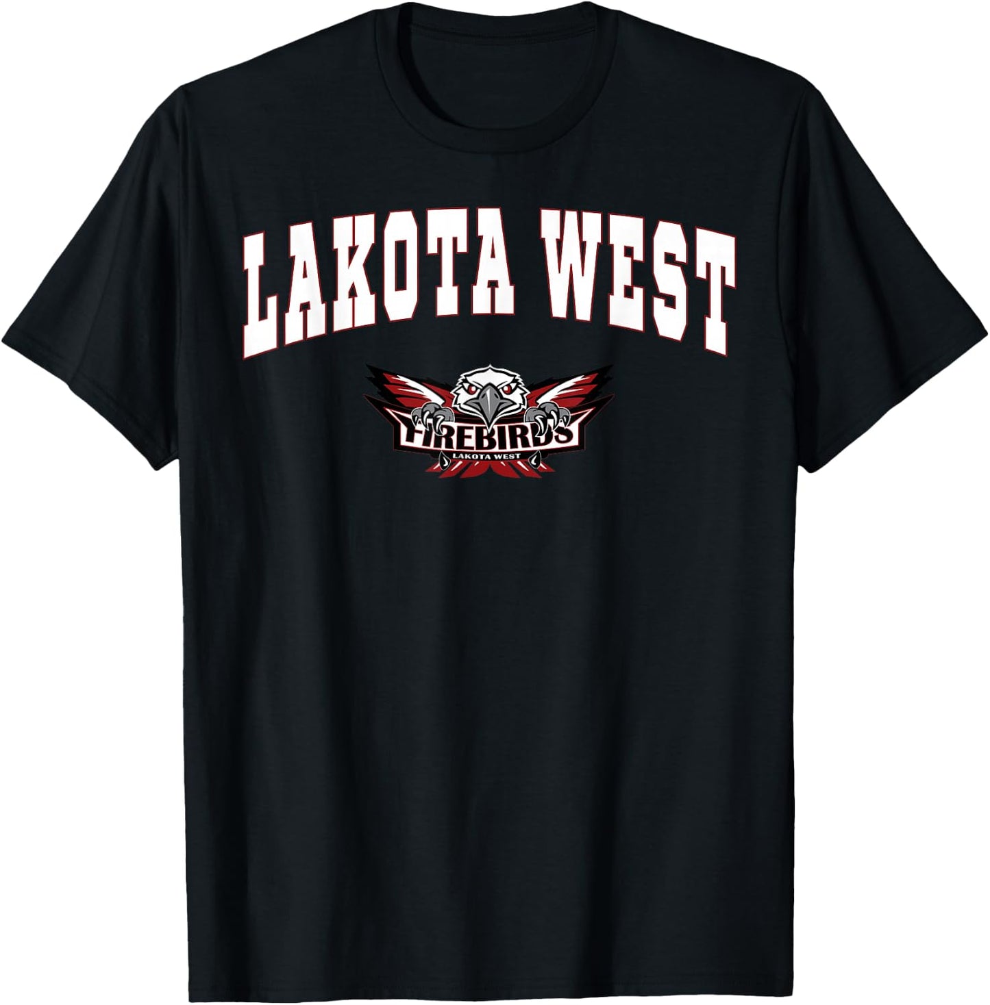 Lakota West High School Firebirds C2 T-Shirt - T-Shirt | Black