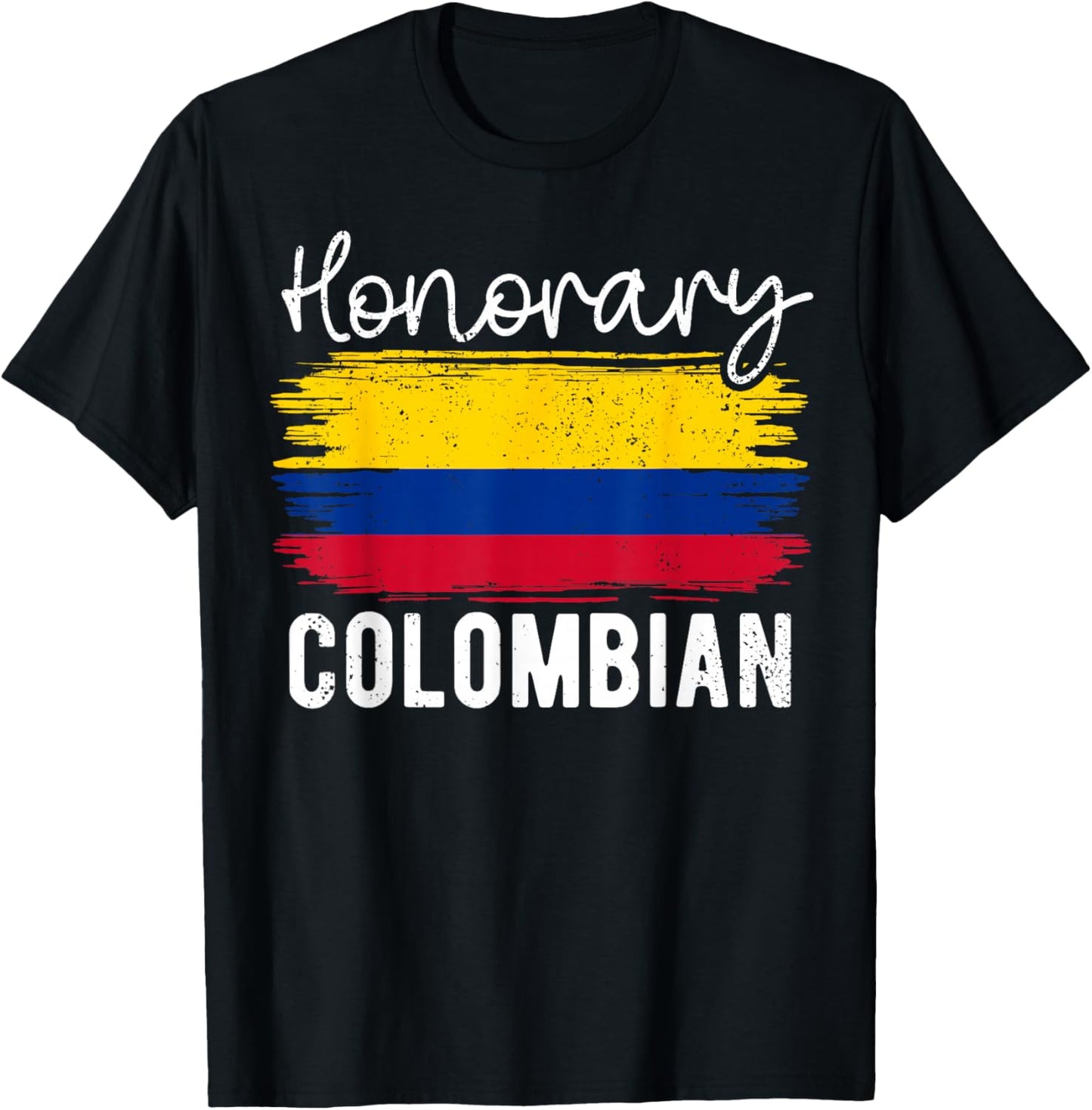 Honorary Colombian Funny Wedding Colombian By Marriage T-Shirt - T-Shirt | Black